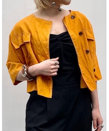 CURRENTAGE | ノーカラージャケット