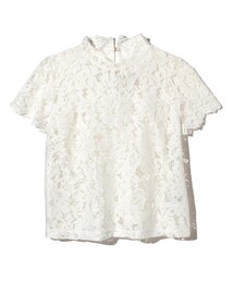 GRL | ﾀﾞﾚﾉｶﾞﾚ明美 ﾊｲﾈｯｸﾚｰｽﾄｯﾌﾟｽ (Tシャツ/カットソー)