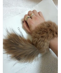 TSUMORI CHISATO | ファーリストバンド(バングル/リストバンド)