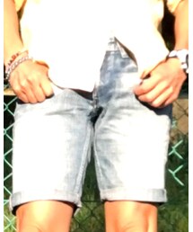 BLACK BARRETT by Niel Barrett (Cut Off) | デニムパンツ