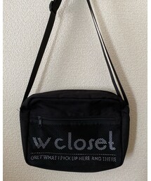 w closet | ノベルティ(ショルダーバッグ)