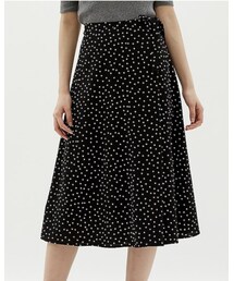 GU | ドットフレアミディスカート(スカート)