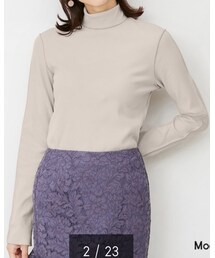 GU | リブメロータートルネックT(Tシャツ/カットソー)