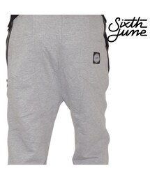 SIXTH JUNE | Sixthjune (シックスジューン) サルエルパンツ ジョガーパンツ バイカーパンツ フェイクレザー グレー(その他パンツ)