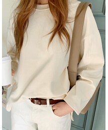 DHOLIC | ルーズフィットラウンドネックtシャツ  p58834(Tシャツ/カットソー)