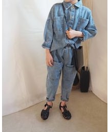 韓国こども服 | デニムセットアップ(デニムジャケット)