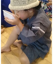 かき氷を食べる格好が…(・・;) | その他
