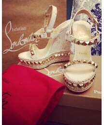 Christian Louboutin | #cataclou #cataclou140 #cataclouwedges(サンダル)