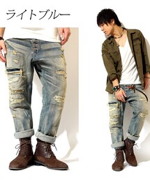 Bonds & Peace | リペアサルエルデニムパンツ(デニムパンツ)