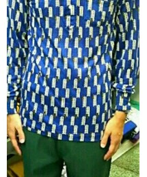 VINTAGE | レトロ柄シャツ(トップス)