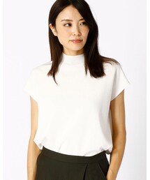 K.T KIYOKO TAKASE | 強撚ストレッチハイネックニット(トップス)