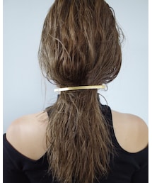 PORTRAY JEWELRY | barretta -01 gold(バレッタ/ヘアクリップ)