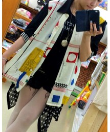 古着屋さん | 柄のおばシャツ(シャツ/ブラウス)