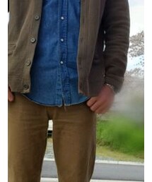 MARGARET HOWELL | スウェット生地カーディガン(カーディガン/ボレロ)