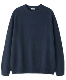 GU | ラムブレンドクルーネックセーター  ¥1,490-(ニット/セーター)