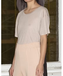 BASERANGE | Loose Tee – Bamboo Jersey(Tシャツ/カットソー)