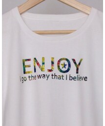 My design | オリジナルデザインTシャツ《 ENJOY 》(Tシャツ/カットソー)