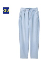 GU | ハイウエストマムジーンズ(サイズS)(デニムパンツ)