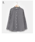 DHOLIC | チェックパターンオーバーフィットデザインシャツ(襯衫)