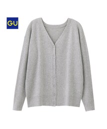 GU | マルチウェイリブカーディガン（サイズＭ）(カーディガン/ボレロ)