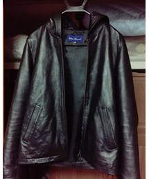 URBAN RESEARCH | ライダースジャケット フード付き(ライダースジャケット)