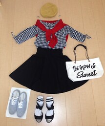 ギンガムチェックブラウス

(シャツ/ブラウス)