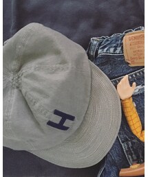 DENIM DUNGAREE | キャップ