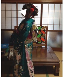 座敷で✨ | 浴衣