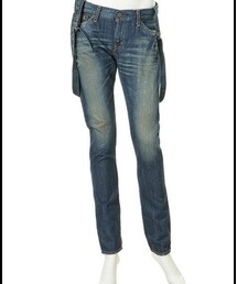 Ungrid | サスペンダー付きストレートデニム(デニムパンツ)