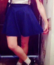 WEGO | デニムフレアスカート(デニムスカート)