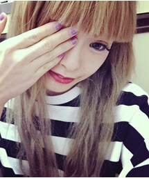 SPINNS | 黒ボーダー(スウェット)