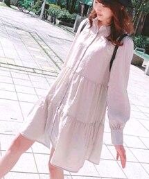 rienda | シャツワンピース