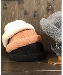 candy wood | ボアセーラーワッチキャップ(帽子)