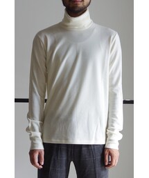 RAINMAKER | RAINMAKER14AW-スプリットラグランタートル（OFF WHITE)(ニット/セーター)