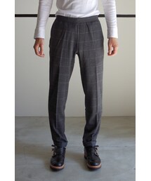 RAINMAKER | RAINMAKER14AW-ウィンドーペーンイージートラウザース（GRY)(スラックス)