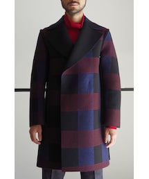 RAINMAKER | RAINMAKER14AW-ニードルパンチメルトンコート（CHECK)(その他アウター)