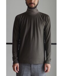 RAINMAKER | RAINMAKER-15AW KIMONO SLEEVE TURTLE NECK SHIRTS(CHACOAL)(ニット/セーター)