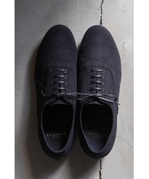 RAINMAKER | RAINMAKER-16SS CANVAS OXFORD SHOES-BLACK(ドレスシューズ)