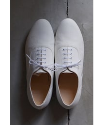 RAINMAKER | RAINMAKER-16SS CANVAS OXFORD SHOES-WHITE(ドレスシューズ)