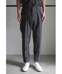 RAINMAKER | RAINMAKER16SS-STRIPE-2TUCK TROUSERS(GRAY)(スラックス)
