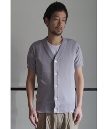 RAINMAKER | RAINMAKER-16SS SHORT SLEEVE CARDIGAN(GRAY)(カーディガン/ボレロ)