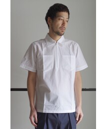 RAINMAKER | RAINMAKER16SS-ZIP SHIRTS(WHITE)(シャツ/ブラウス)