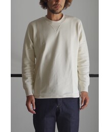 RAINMAKER | RAINMAKER 16AW-TAILED BOTTOM SWEAT SHIRT(WHITE)(スウェット)