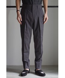RAINMAKER | RAINMAKER 17SS-SEERSUCKER PLEATED TROUSERS / KHAKI(スラックス)