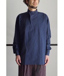 RAINMAKER | RAINMAKER 17SS- PULLOVER L/S SHIRTS(NAVY)(シャツ/ブラウス)
