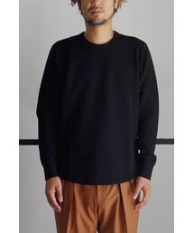 RAINMAKER | RAINMAKER 17AW-MILANO RIB CREW NECK SHIRTS(BLACK)(ニット/セーター)