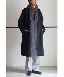 RAINMAKER | RAINMAKER-17AW ORIENTAL BOA COAT(BLACK)(その他アウター)