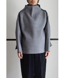 RAINMAKER | RAINMAKER17AW-BONDING KNIT TURTLE NECK(GRAY)(ニット/セーター)