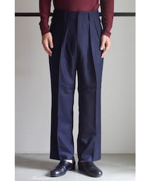 RAINMAKER | RAINMAKER17AW-BAGGY TROUSERS(NAVY)(スラックス)