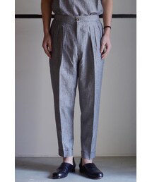 RAINMAKER | RAINMAKER-18SS WASHER LINEN EASY PANTS(GRAY)(スラックス)
